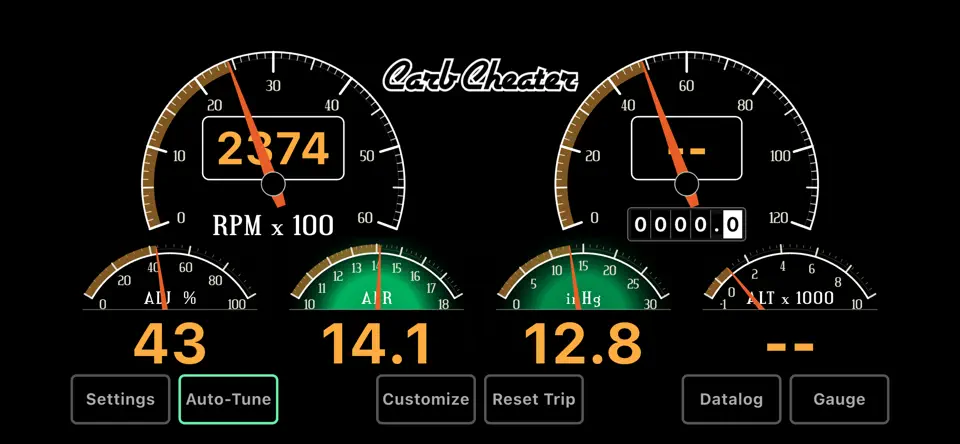 Analog Gauge Cluster