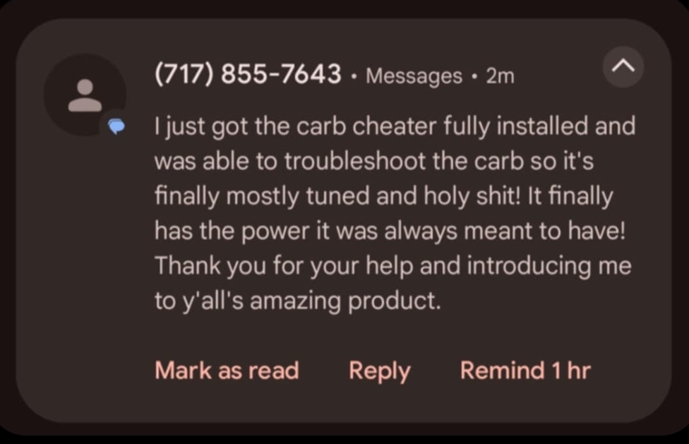 Holy shit! It finally has the power it was meant to have