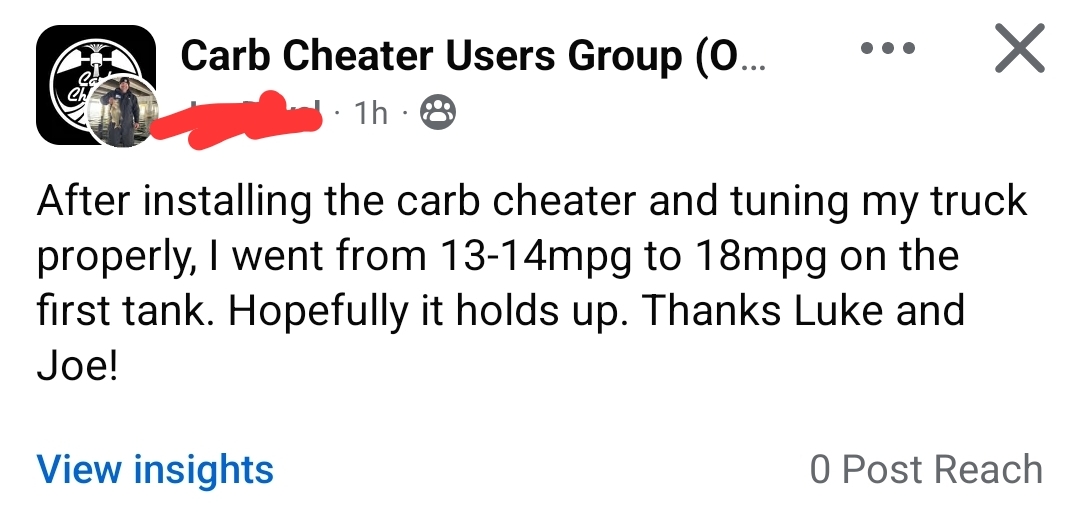 13-14 ? 18mpg first tank